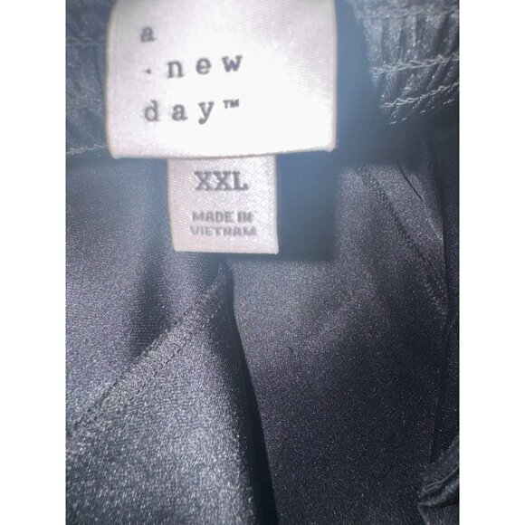 Black Strapless Tube Top XXL A New Day Womens Polyester & Spandex - Picture 2 of 5